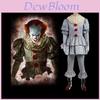 Stephen Kings Det Skræmmende Klovn Joker Pennywise Cosplay Kostume Halloween Outfits Perfekt Søm og Udsøgt Håndværk