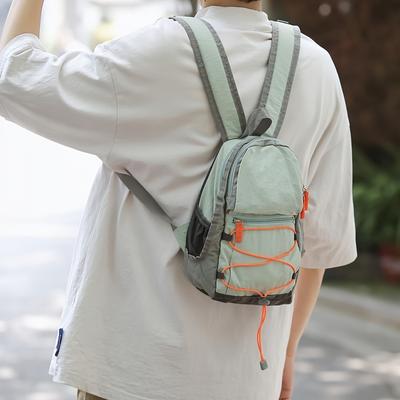 Japanese-Style Mini Casual Backpack, Fashionable Outdoor Sports Cycling Small Backpack, Lightweight Simple Picnic and Hiking Bag