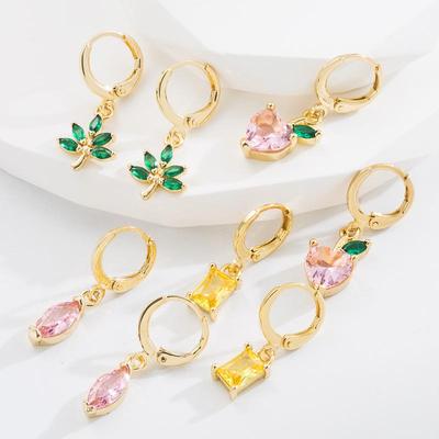 Women's Hoop Earring Bohemian O Shaped Creative Rice Beads Exaggerated Accessories Earrings