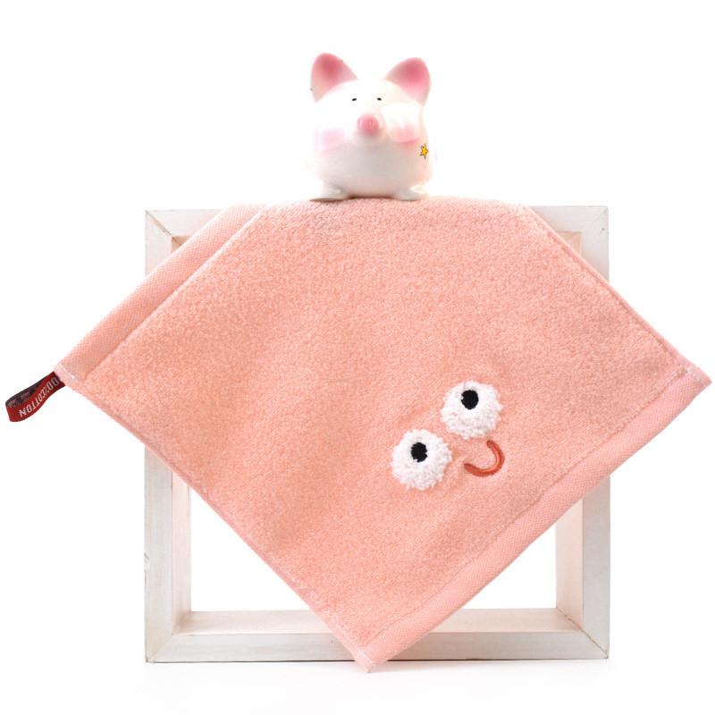 1Pcs 25x25cm Cartoon Panda Jacquard Cotton Baby Children Face Towel Hand Washcloth Water Absorbent Soft
