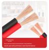 Copper-Clad Aluminum RVB Red and Black Parallel 2-Core Speaker Wire