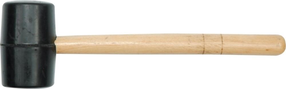 Rubber hammer 230g, wooden handle 33550 VOREL