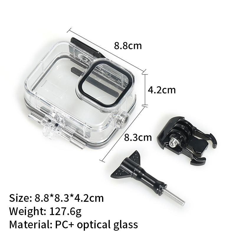 

For GoPro Hero 11 10 9 Black Case Waterproof 60M Housing Diving Protective For Go Pro 9 10 GoPro9 Underwater Cover Accessories