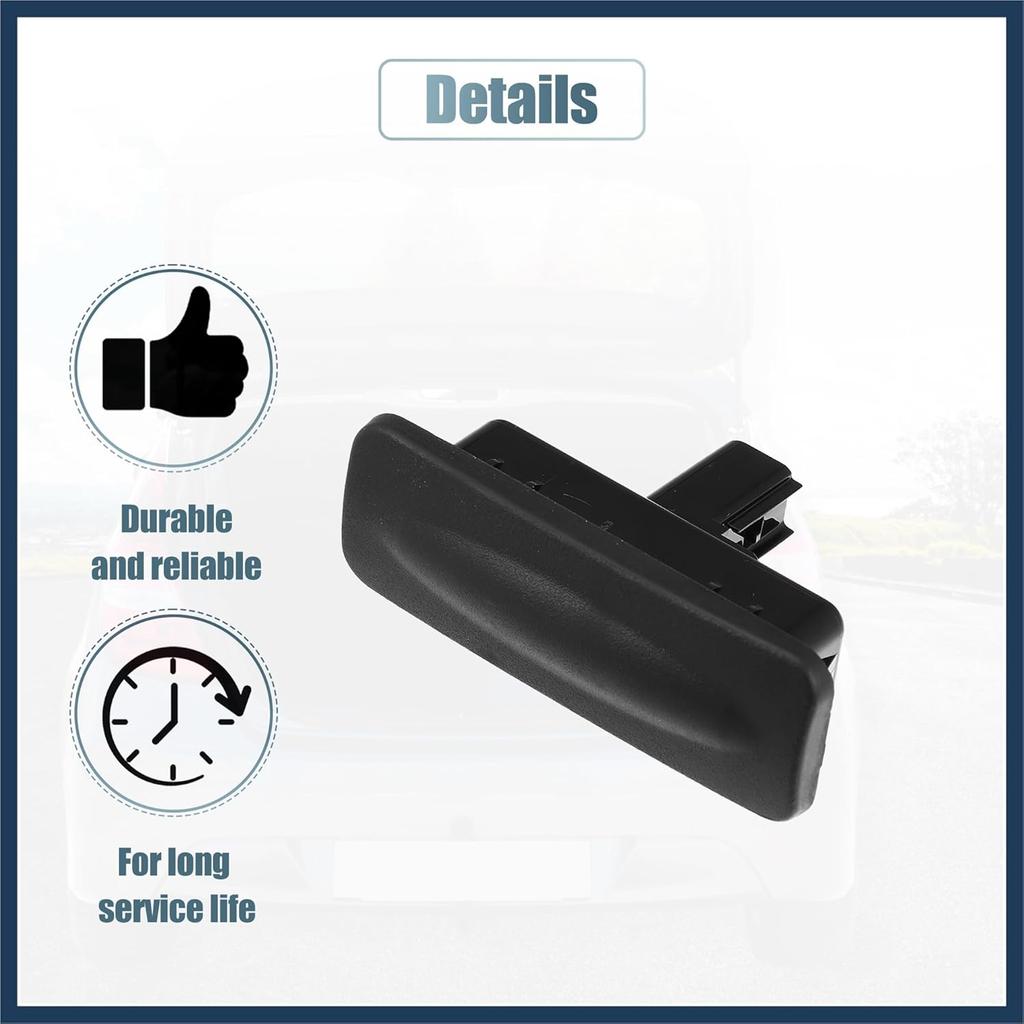 81260-A5000 Trunk Tailgate Handle Release Switch Rear Door Hatch Liftgate Latch Button Switch for Hyundai Elantra GT 2013-2017 Black Stylish Design