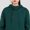 Adidas Logo Print Loose Fit Hoodie Women Hoodies Green GM1414