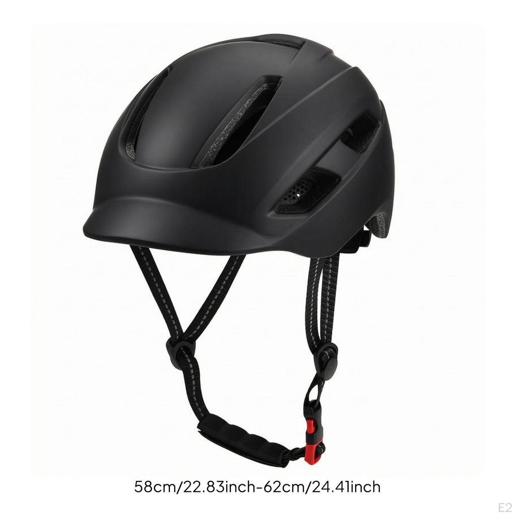 USB RenewablePowered Bike Helmet Customizable Fit with Rear Light Ventilated Sports Gear L