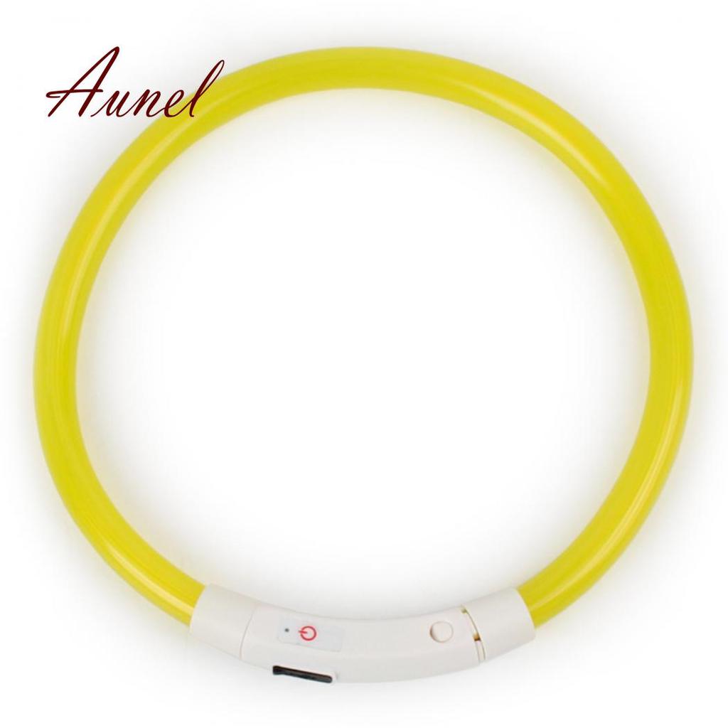 Fantastisches, wiederaufladbares, nachtblinkendes, leuchtendes USB-Halsband für Haustiere mit LED-Aufladung