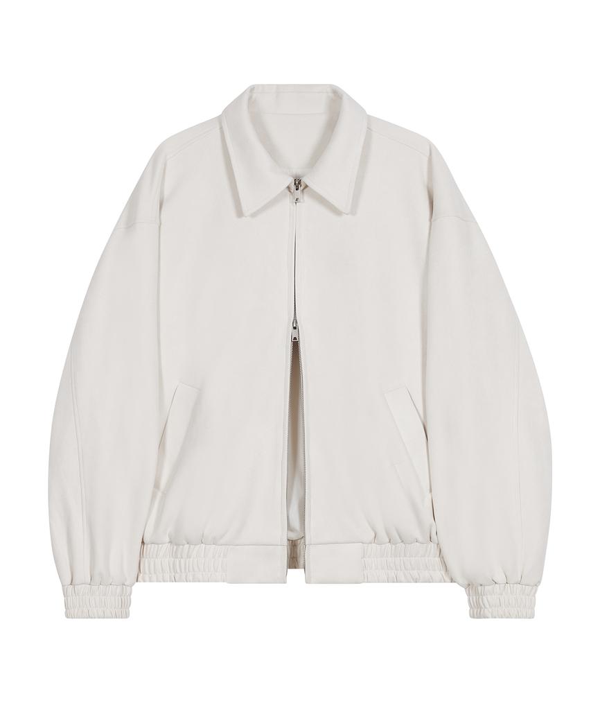 Standarderror 87-Stan009 [Renewal] Standard Blouson Suede Jacket Ivory (A Type)
