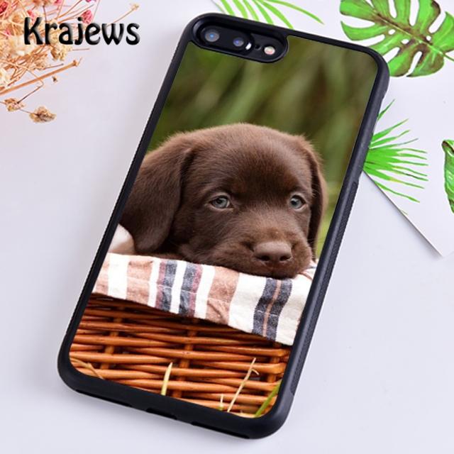 Krajews Cute Labrador Puppy Dog Phone Case Cover For iPhone 17 Air 16 15 14 Plus 12 Pro Max Coque Shell Fundas