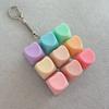 Relaxing Diy Keyboard Fidget Keychain Keycap Heart Shape Finger Keyboard Cap Pass The Time Keys Button Pinch Relief Stress