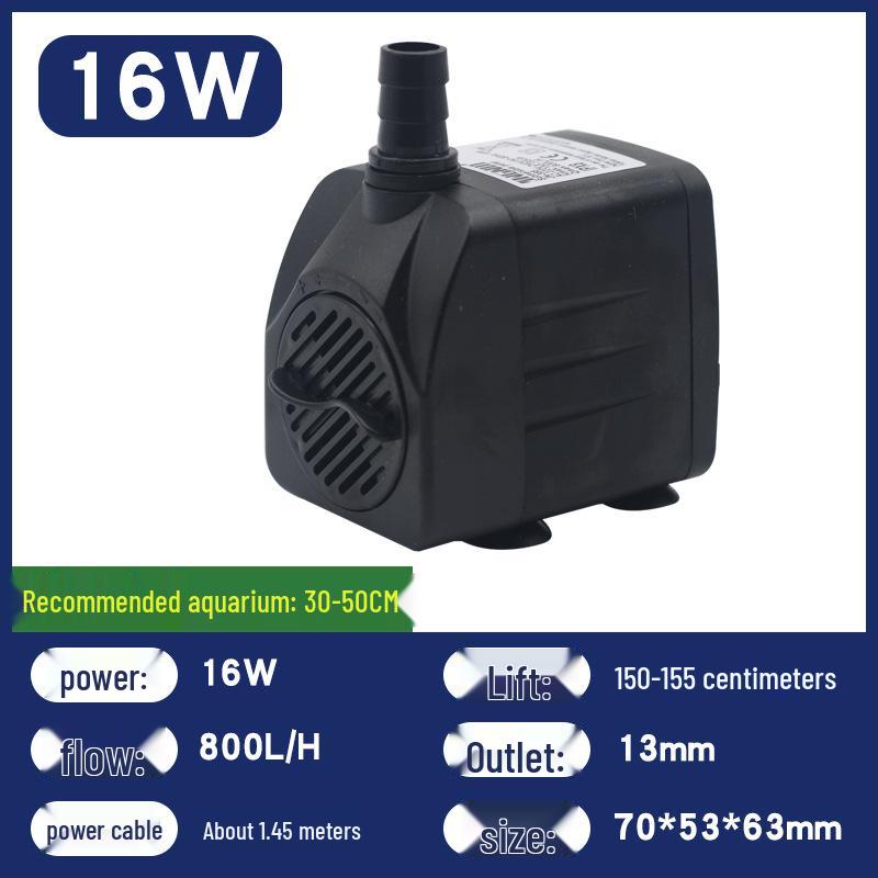 Submersible Water Pump for Fish Tanks, Fountains, Feng Shui Wheels, and Ponds with Light (5W, 6W, 8W)