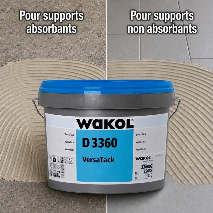 Colle de montage - WAKOL - 14 kg - Polyvalente prête à l'emploi - Adhérence exceptionnelle - Tenue verticale