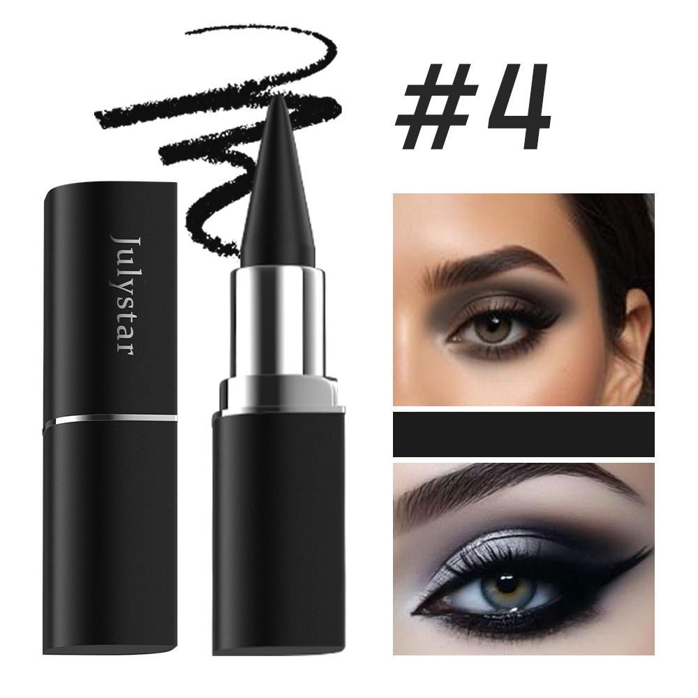4PCS Beauty Easy To Color Multi-Color Eyeliner Set Lasting Waterproof Cool Black Matte Eyeliner Makeup