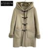 EMMETI 52-158-36-080001 ALISHA/Alisha Lamb Leather Mouton Hooded Duffle Coat 40 Light beigeUsed