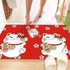 Cross Cartoon Anti-slip Water Absorbent Quick Dry Floor Mat for Bathroom & Entrance