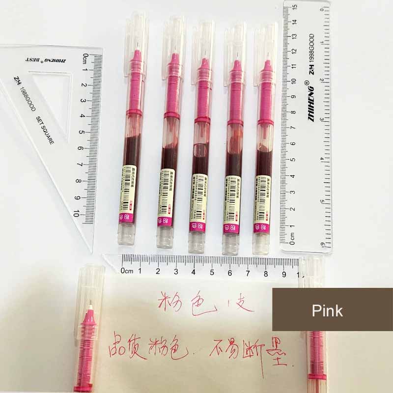 0.5mm Quick-Drying Large Capacity Smooth Rollerball Pens Gel Ink Pen Needle Point Fine Line Writing School & Office Supplies