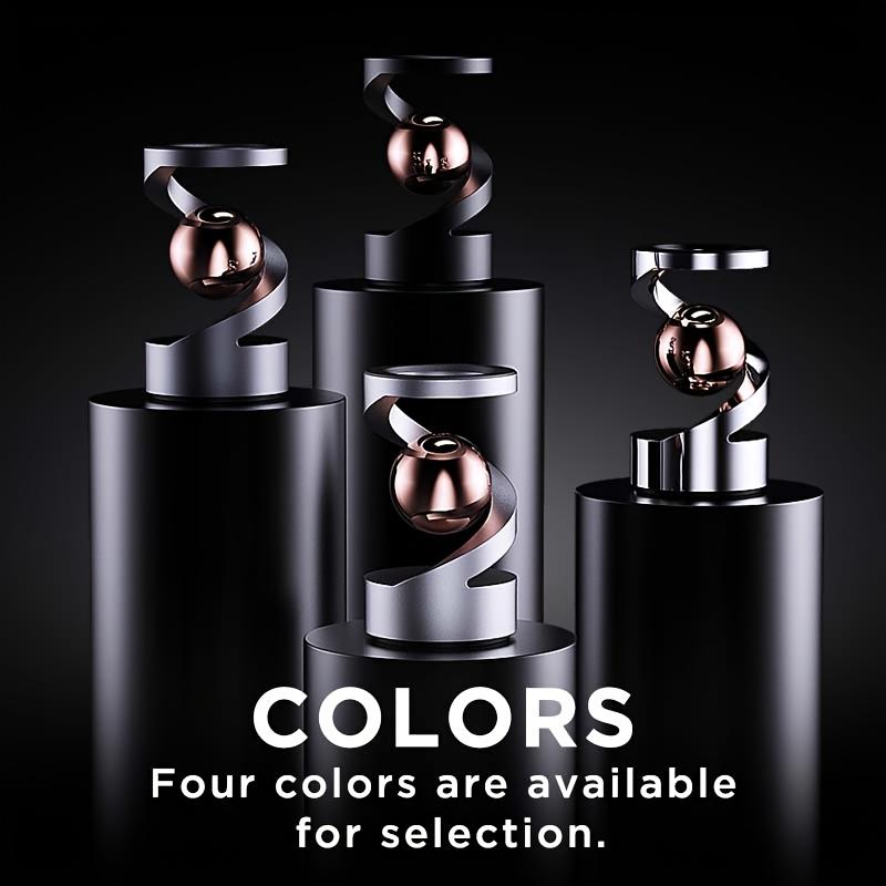 Elegant Gyroscope Desk Toy - Aluminum Alloy, Non- Levitating, Finger Rotation Desktop Ornament for Office Decor