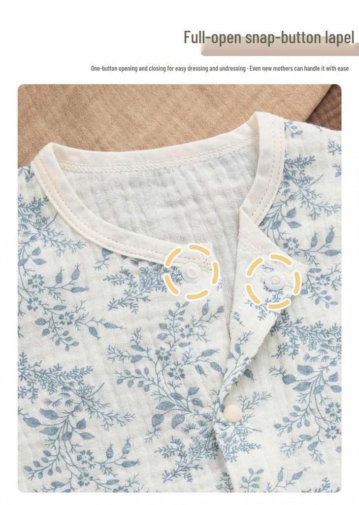 Entzückendes Sommer-Strampler-Set mit Blumenprint für Baby-Mädchen - 0 bis 12 Monate