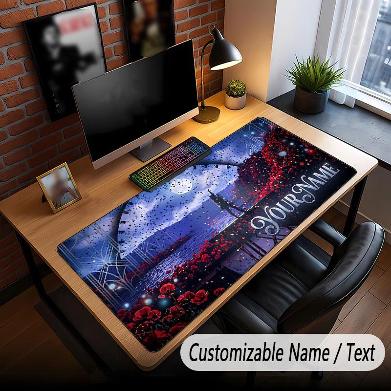 Custom Name Extended Mouse Pad,Ayliva Gaming Desk Mat For Home Office Desktop Decor