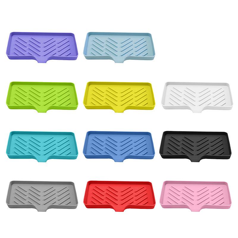 Silikon-Seifenschale im japanischen Stil: Kreatives Ablaufrinnen-Aufbewahrungsfach für Bad und Küche