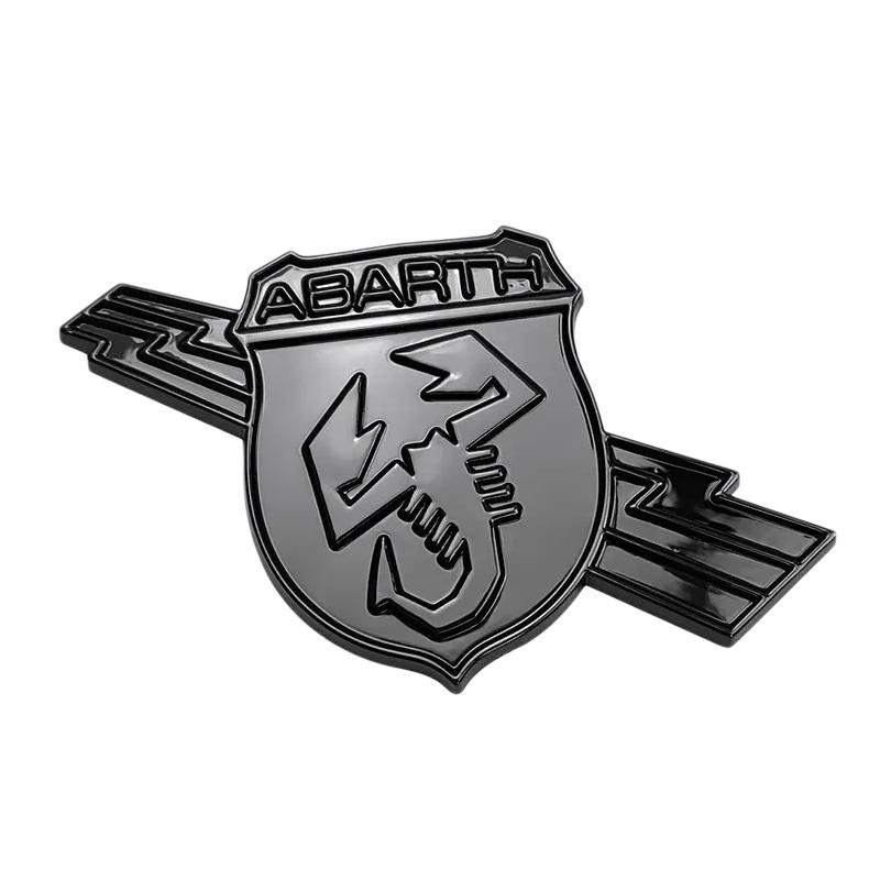 

8.8x5.5cm Car Emblem Side Sticker Rear Decal for Abarth 500 600 500c Aegea Doblo Panda Tipo Punto Stilo Bravo Auto Decoration