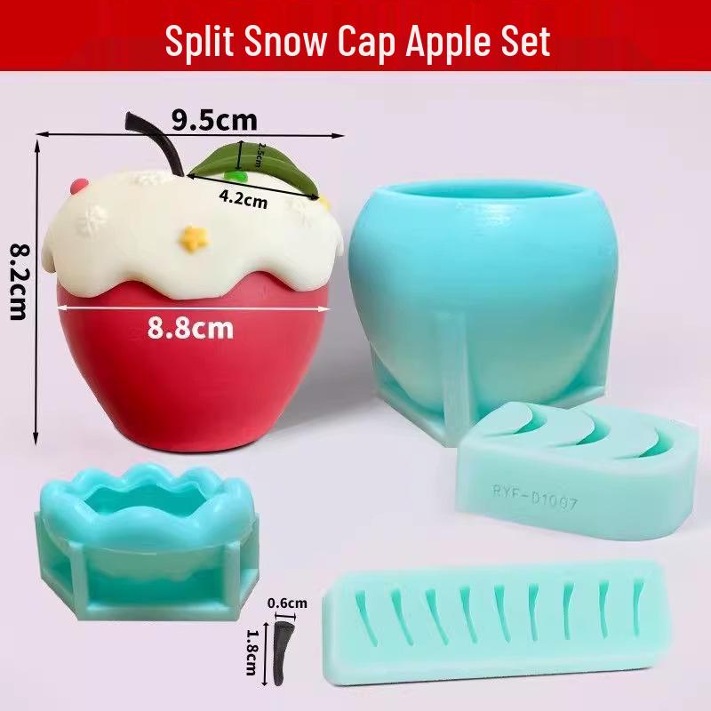 Silicone Christmas Sleigh Mold: Food-Grade Chocolate Shells for Fun Festive Cake and Mousse Decorations