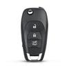 KEYYOU For Chevrolet Cruze Trax LS Badge Spark Sonic Aveo Tracker Onix RS Trailblazer 2/3/4 Buttons Remote Flip Key Shell Case