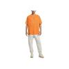 Nike Air Split Hem Crew Neck Short Sleeve T-Shirt Men Tops Bright-Orange DX0157-885