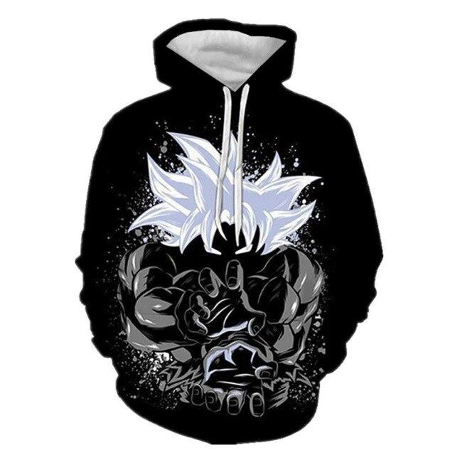 Goku Hoodie Men Boy Cartoon 3d Print 