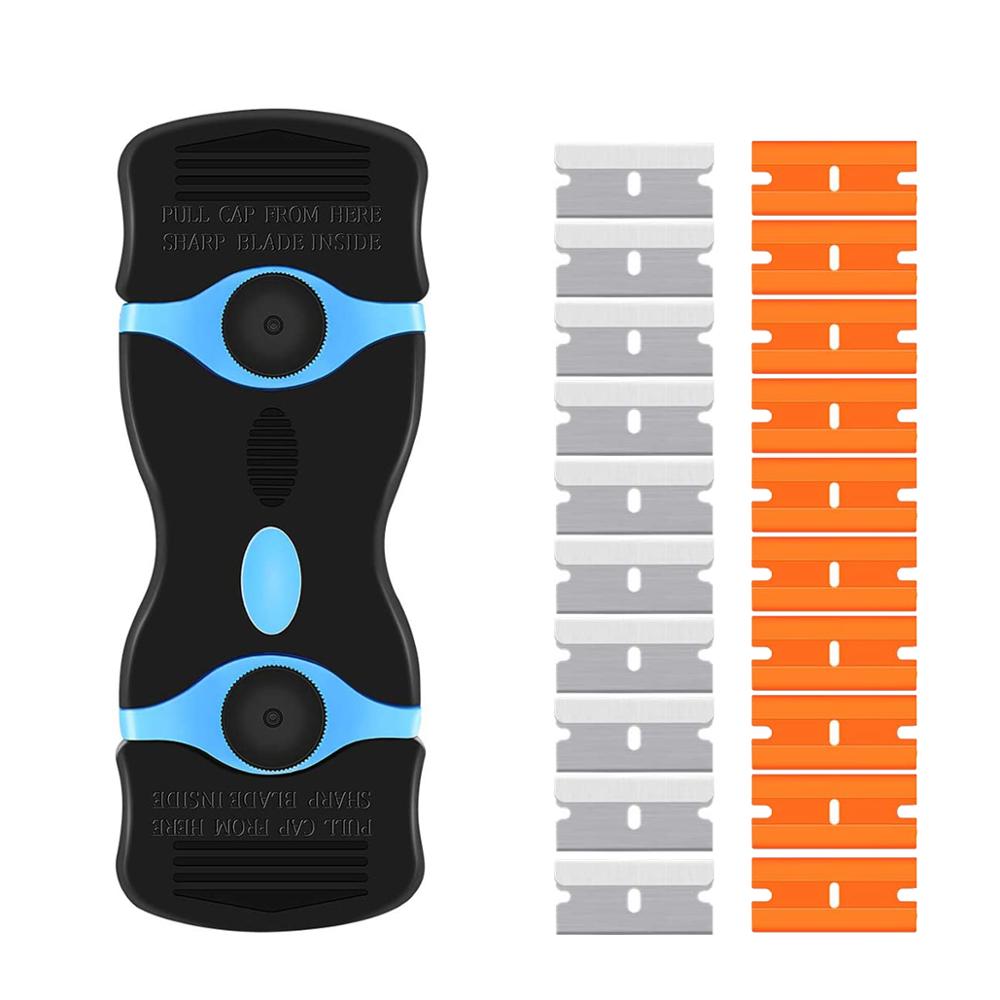 Razor Scraper Blade Tool Car Window Glass Stovetop Vinly Film Sticker Tint Glue Cleaner Phone Tablet Phone Sreen Squeegee Knife