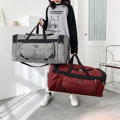 Bolsa de Viagem de Nylon de Grande Capacidade para Homem, Bagagem de Mão à Prova de Salpicos para Viagens de Negócios