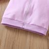 Giacca con Cappuccio Primavera Autunno da Ragazza Manica Lunga con Stampa Farfalle Zip Up Felpa con Cappuccio Cappotto