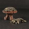 Metal Animal Statues Figurines Retro Dog Statue Figurines Sculptures Tabletop Centerpieces Home Decors Collectibles