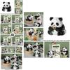 Panda Micro Building Blocks Puzzle Toy Plastic Material, Perfect Gift For Kids, 720-1782 Pieces Available