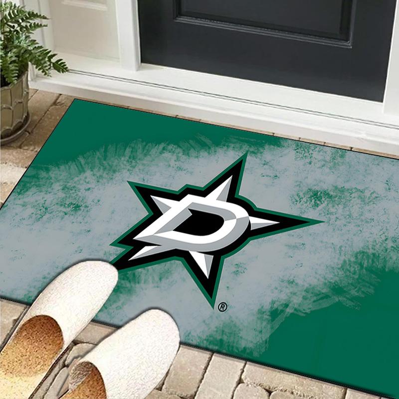Dallas Stars Area Rug Suitable for Indoor And Outdoor,Carpets for Playroom, Homes, Offices, Living Rooms,Home Decor,Christmas Fan Gift