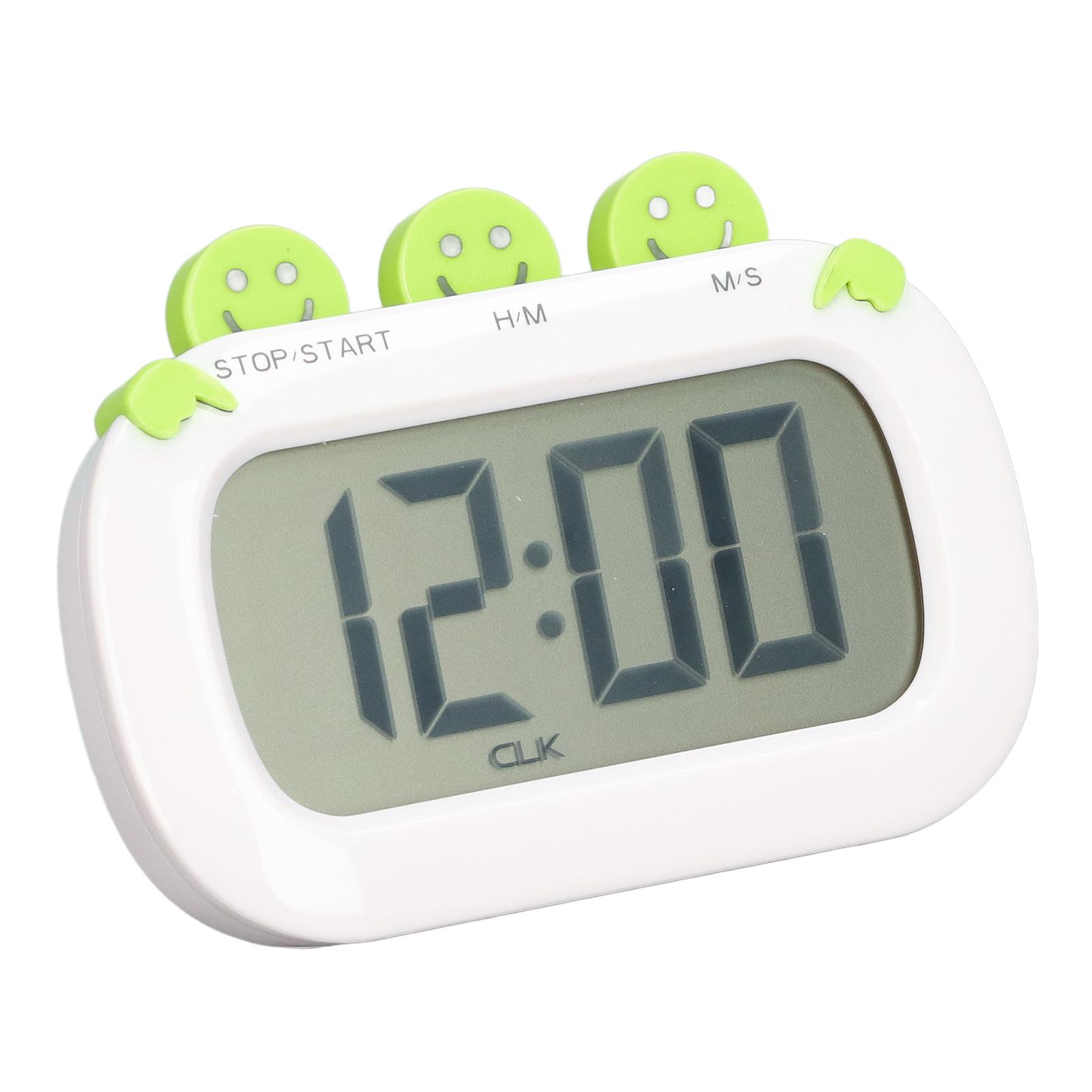 

Digital Kitchen Timer Large LCD Multifunctional Countdown Timer for Kitchen Cooking Study Use зелений