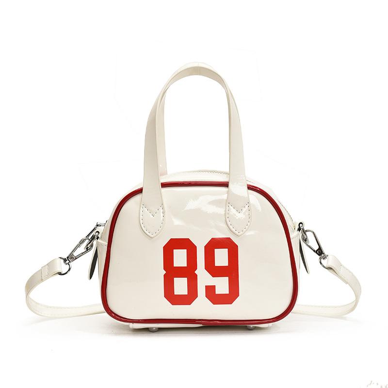 

WOMEN S Casual Handbag and Mobile Phone Wallet Shoulder Crossbody Bags College Student Shoulder Bags Leather Waterproof Handbags 14-18.5-8.5 cm білий