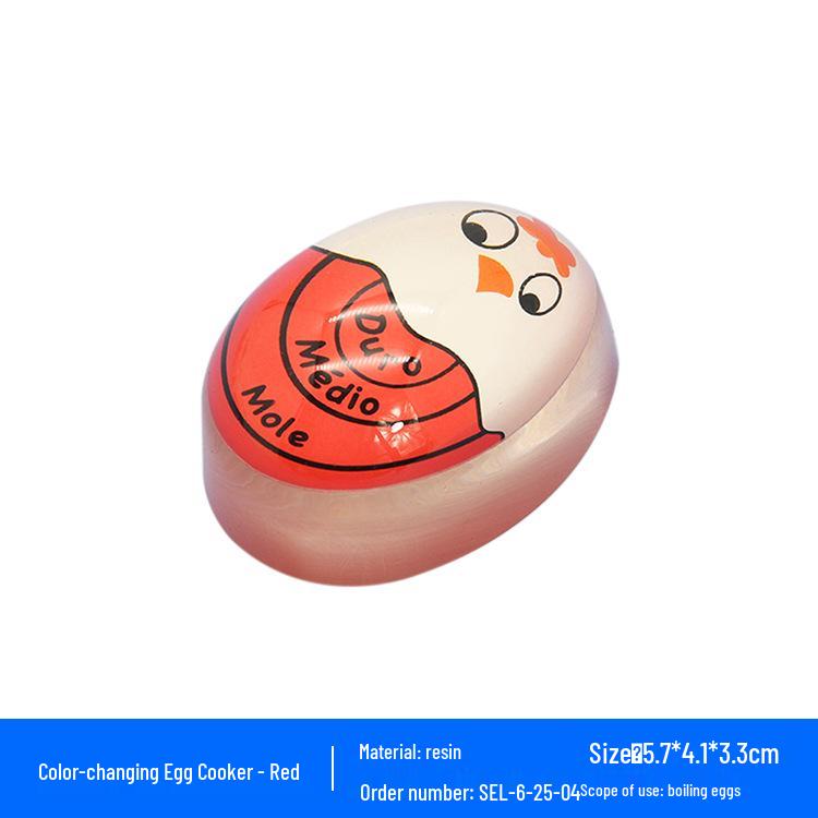 

Креативный термометр-таймер для варки яиц всмятку, меняющий цвет красный