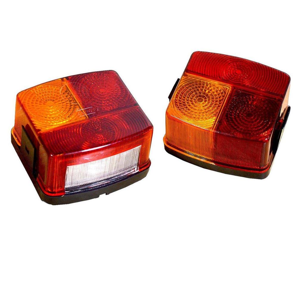 Hintere Blinkerleuchten-Set mit Stoppfunktion Kompatibel mit John Deere, Deutz-Fahr & Case IH Traktoren (3223263R91)