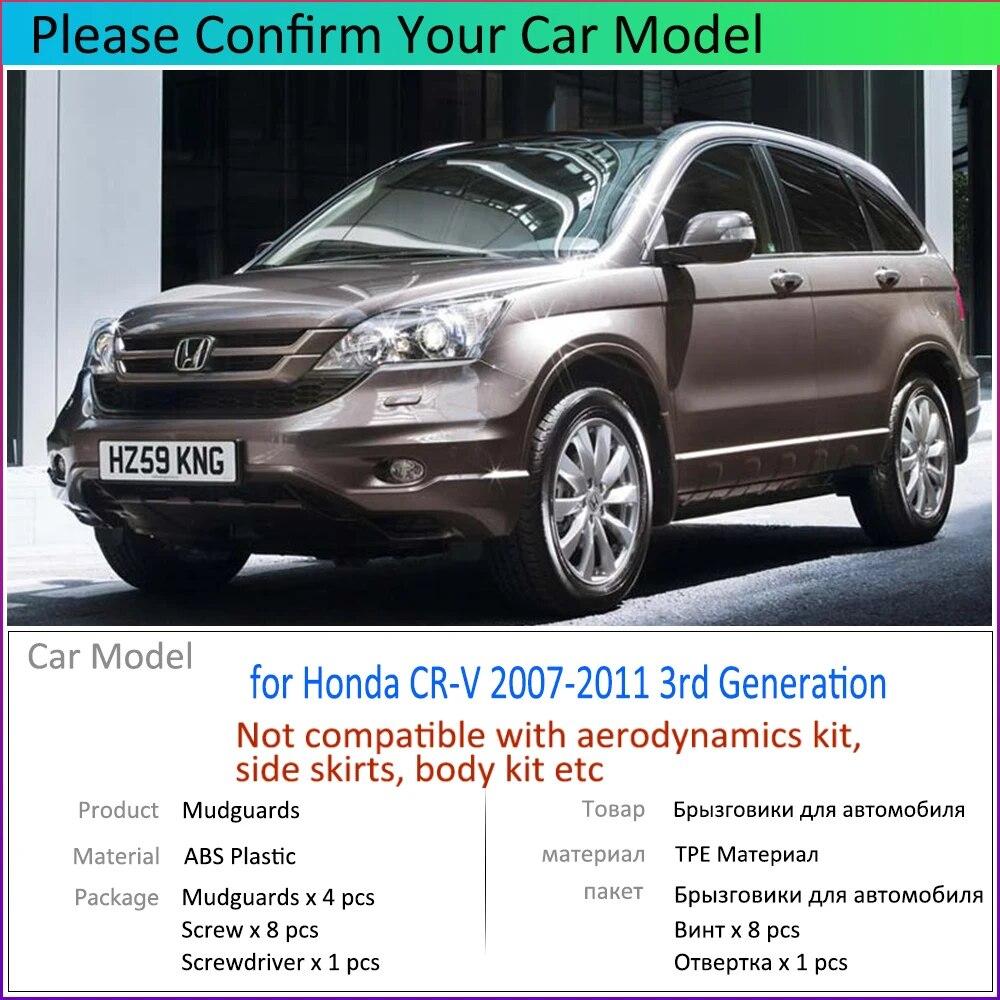 

Для Honda CR-V 2007 ~ 2011 CR V CRV 2008 2009 2010 автомобильное крыло брызговики брызговик автомобильные аксессуары