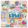 50 Sheets of Be Kind Doodle Stickers for DIY Phone and Tablet Decoration