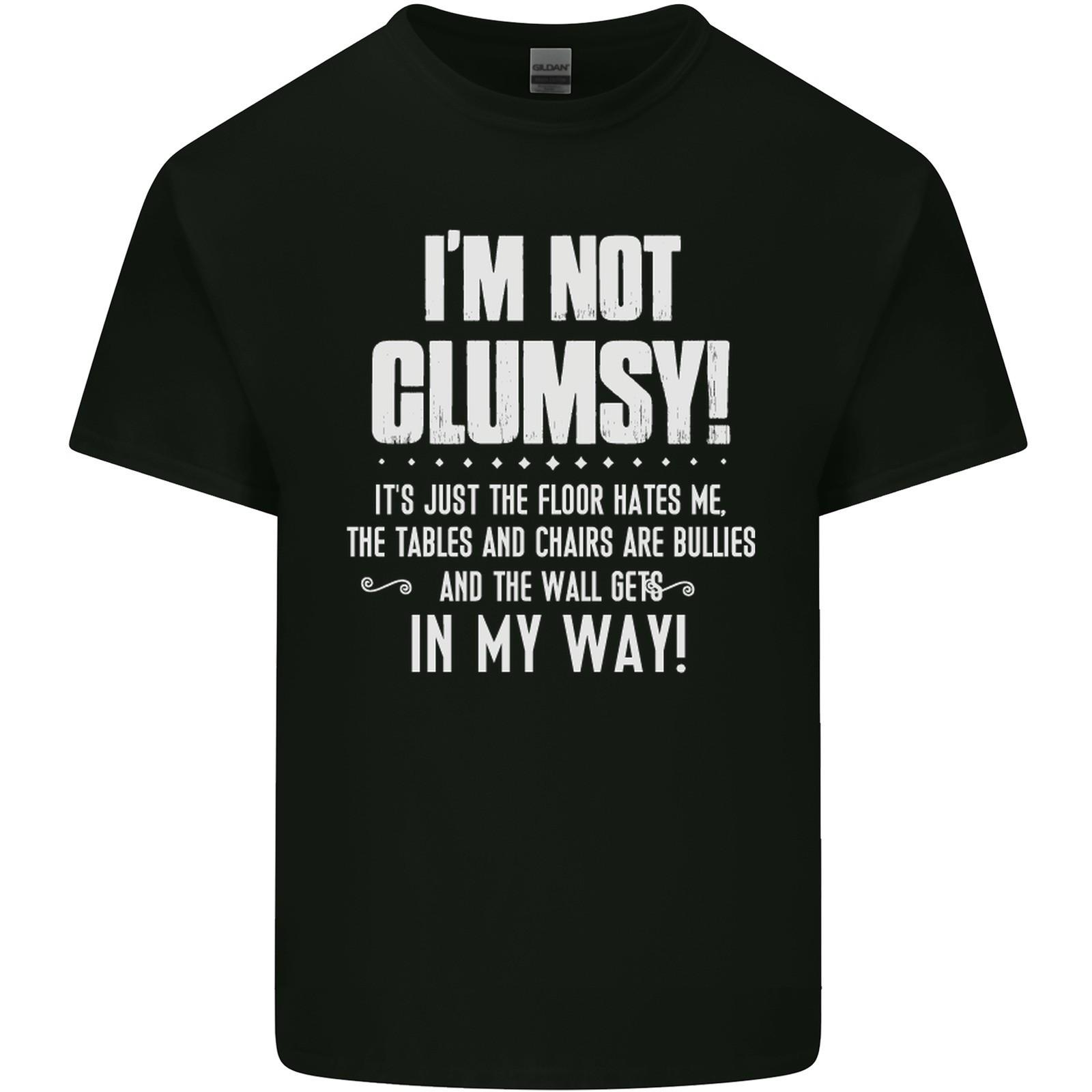 Im Not Clumsy Funny Slogan Joke Beer Mens Light Cotton T-Shirt L