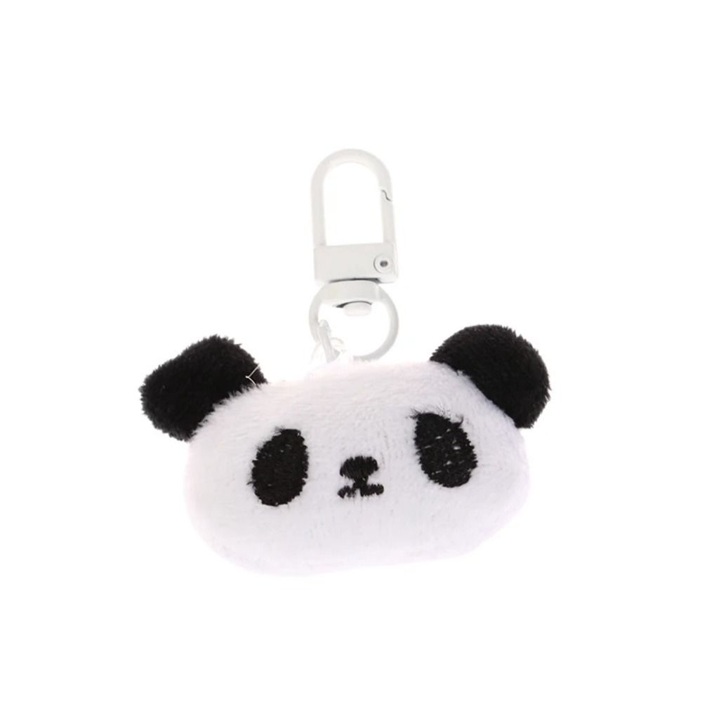 Cartoon Bamboo Tube Panda Keychain Cute Panda Keychain Kawaii Animal Pendant  Hanging Accessory