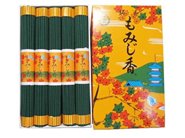 Awaji Baikundo Incense Maple Leaf Small Pack of Sticks, Scent, 10, #505