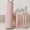 6Pcs/set  Household Portable Ear Spoonscoil Spring Ear Picking Tool Ear Picking Set 6-piece Set, Ear Digging Spoons Femal