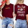 Big Fan of HuUnisex Rights Social Justice Tshirt Support Immigrant Tee Cute Equality Pro Democracy Shirt Unisex Clothing Goth Tops