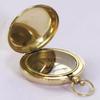 Brass Push Button Navigation Compass – 6.35 Cm, Polished Finish, Magnetic