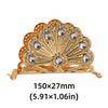 Gold Table Napkin Organizer Hollow Out Napkin Dispenser Decorative Napkin Holder  For Kitchen