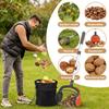 Nut Gatherer 26.37 To 56.3 In Rolling Nut Gatherer Scalable Aluminum Walnut Chestnut Acorn Multifunctional Garden Yard Tool