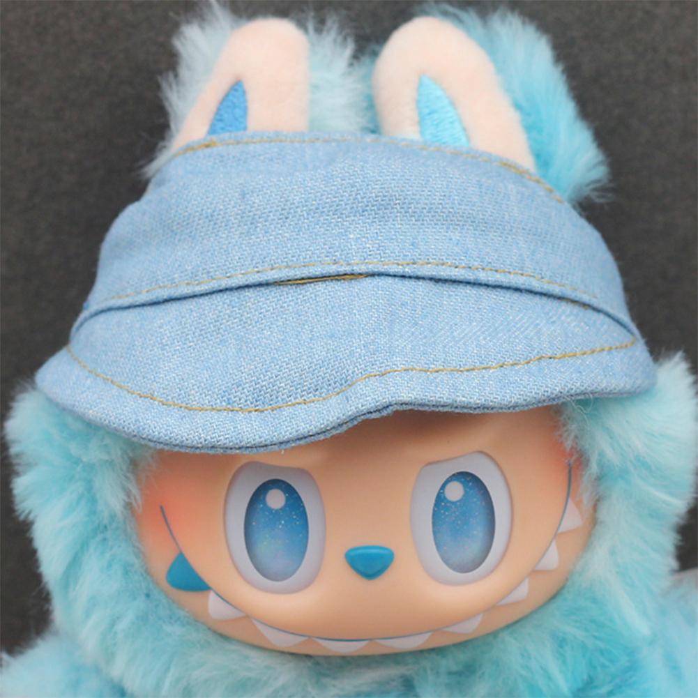 For 17cm Labubu Doll Clothes Fashion Clothes Cap Doll Clothes Color Match Hat Dolls Accessories Cute Decoration Little Clothes